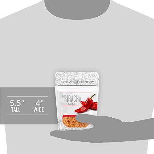 Fusion Naturally Flavored Sriracha Sea Salt, Zip-Top Pouch, 3.5 Ounce