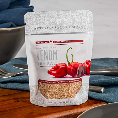 Fusion Naturally Flavored Venom Sea Salt, Zip-Top Pouch, 3.0 Ounce