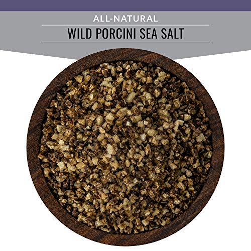 Fusion Naturally Flavored Wild Porcini Sea Salt, Zip-Top Pouch, 4.0 Ounce