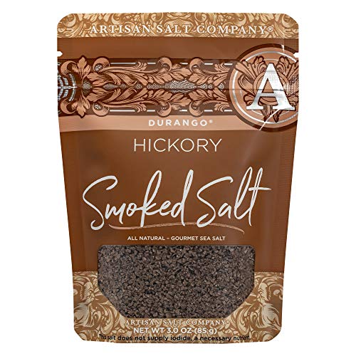 Durango Hickory Smoked Sea Salt, Zip-Top Pouch, 3.0 Ounce