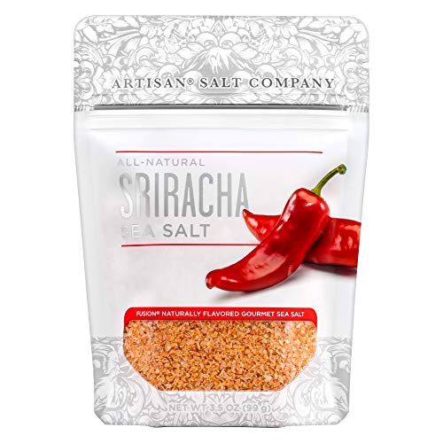 Fusion Naturally Flavored Sriracha Sea Salt, Zip-Top Pouch, 3.5 Ounce