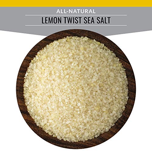 Fusion Naturally Flavored Lemon Twist Sea Salt, Zip-Top Pouch, 3.5 Ounce