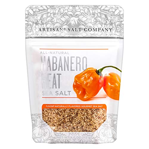 Fusion Naturally Flavored Habanero Heat Sea Salt, Zip-Top Pouch, 4.0 Ounce