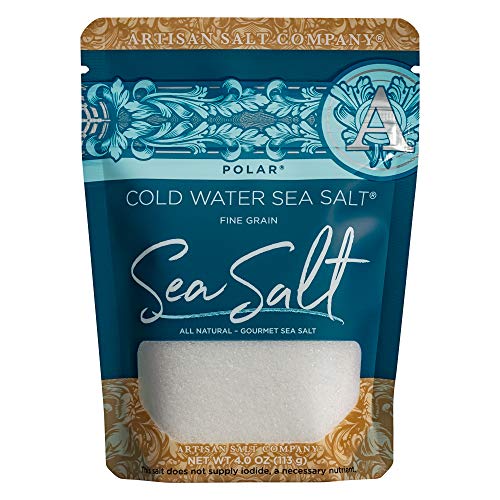 Polar Cold Water Sea Salt, Zip-Top Pouch, 4.0 Ounce